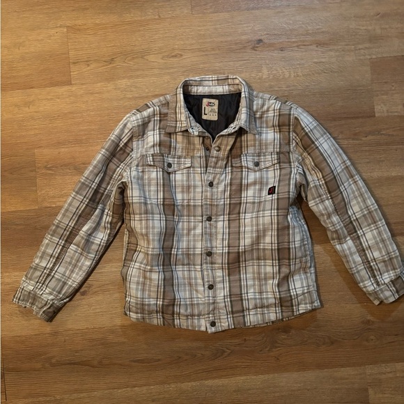 Justin Boots Other - Justin Quilted Flannel Shirt — Size Large